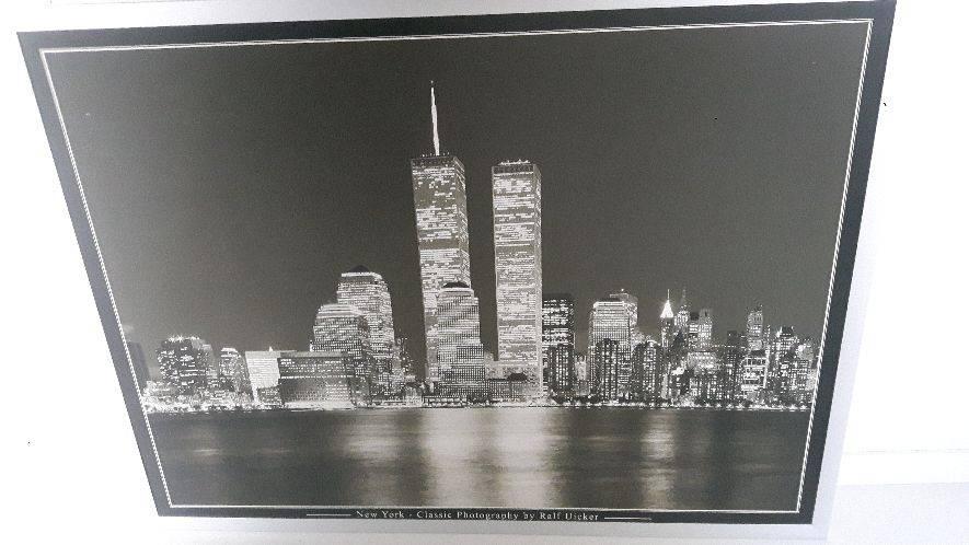 Ikea foto schilderij New York, Ophalen, 125 cm of meer, Zo goed als nieuw, Schilderij