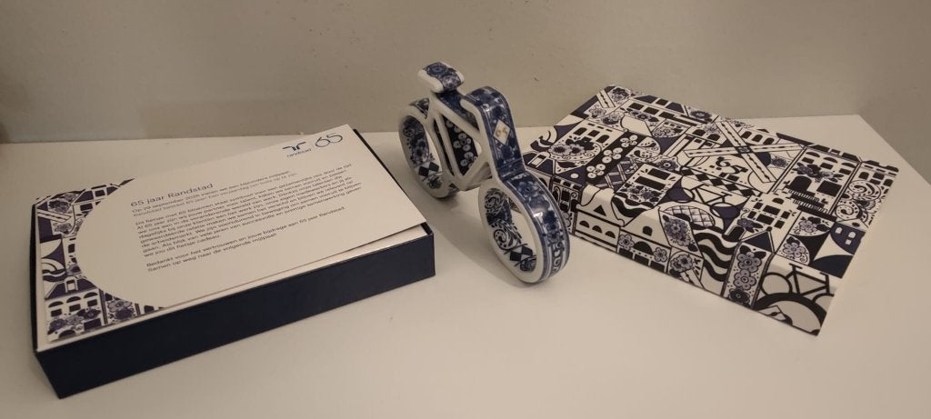 Marcel Wanders fiets Randstad (Jubileumeditie), Verzenden, Object, Meerkleurig, Steen/keramiek