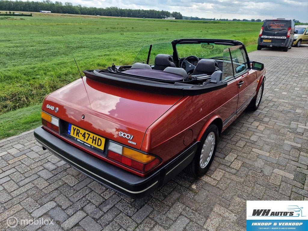 Saab 900 Cabrio 2.0i-16 Super Nette Staat! apk 14-07-2027, Auto's, Voorwielaandrijving, Gebruikt, 4 cilinders, Cabriolet