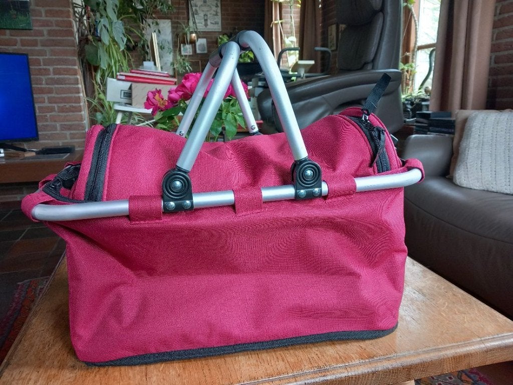 Picknick koeltas - 2 pers. - erg gemakkelijk, voor onderweg, Ophalen of Verzenden, Nieuw, Koeltas, Koelelement