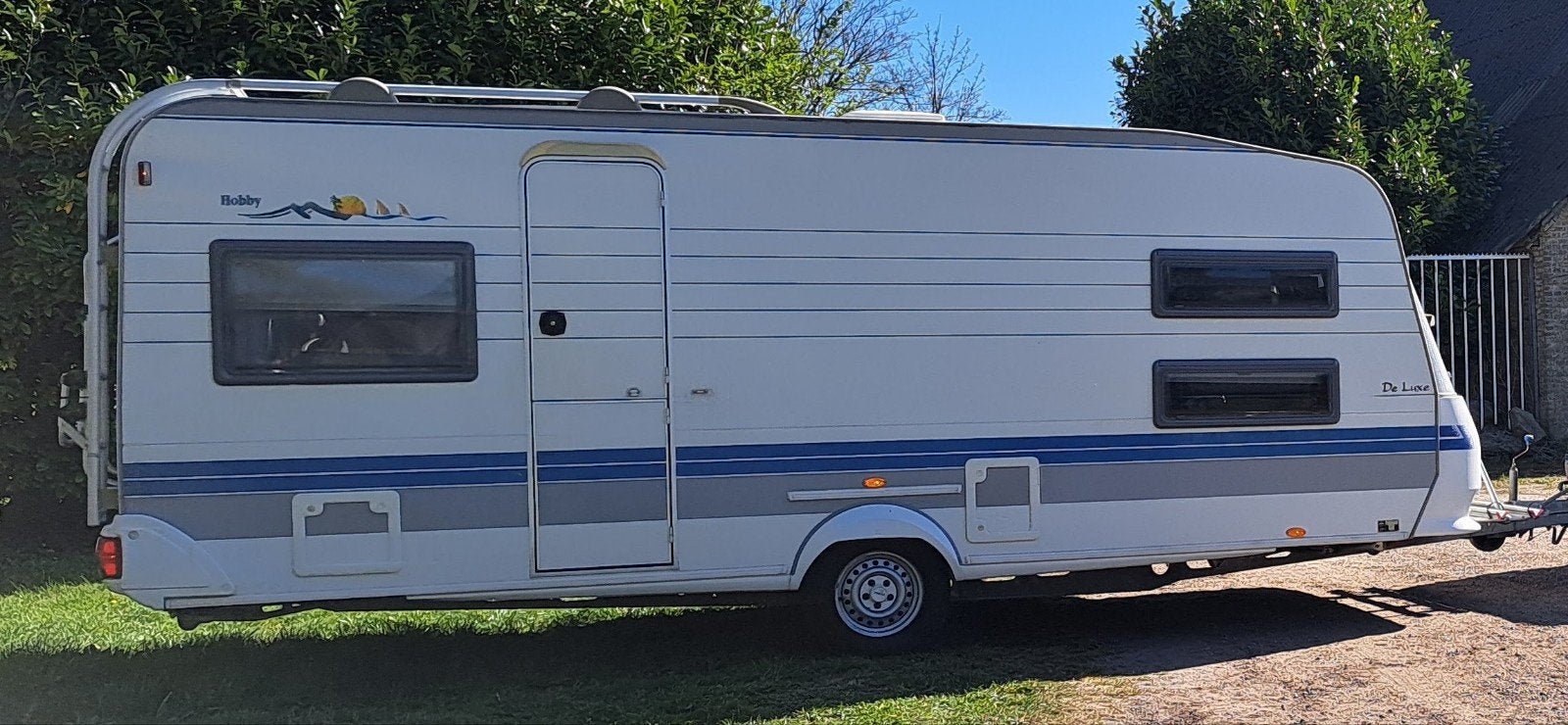 Hobby 540 UK 6 persoons caravan met stapelbed, Ophalen, Gebruikt, Dorema