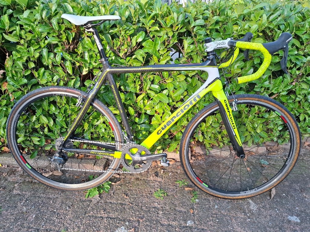 Guerciotti Lembeek Cyclocross Fiets 59cm Ultegra Racefiets, 28 inch, Gebruikt, Carbon, 15 tot 20 versnellingen