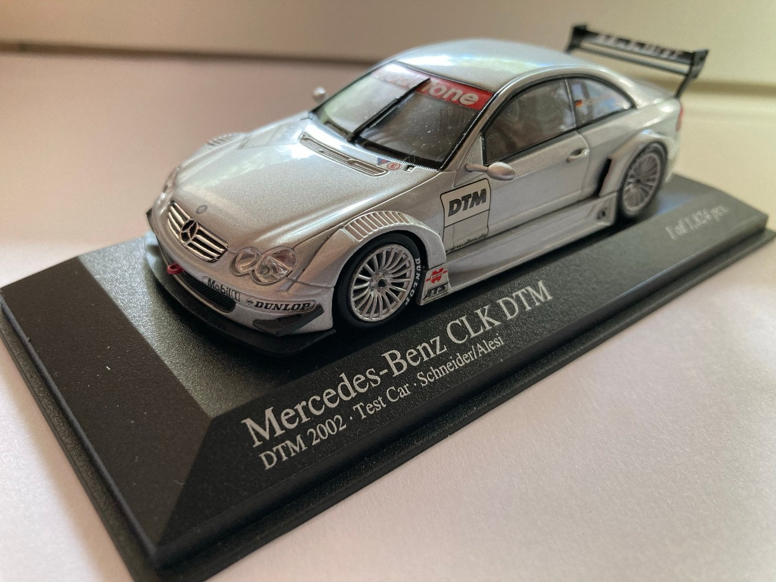Minichamps Mercedes Benz CLK DTM 2002 1/43 Gelimiteerd, Hobby en Vrije tijd, Modelauto's | 1:43, Ophalen of Verzenden, Nieuw