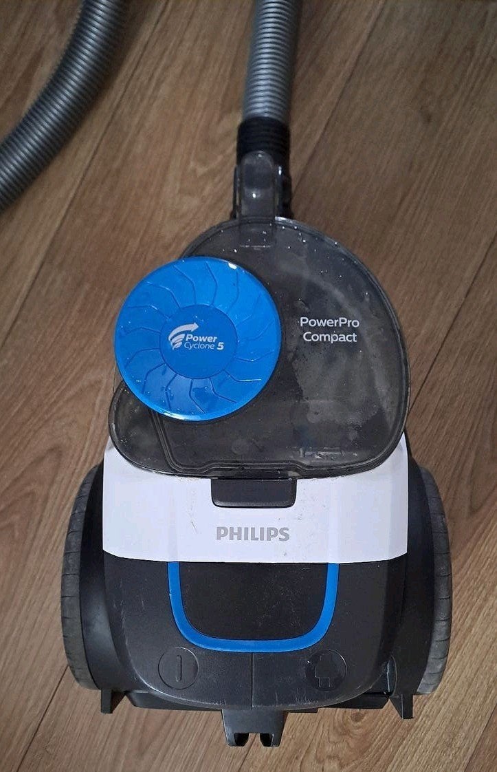 Philips PowerPro Compact  Stofzuiger zakloos + nieuw filter, Ophalen of Verzenden