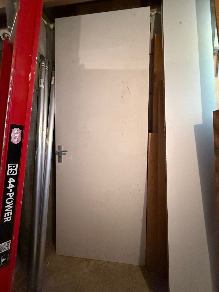 Zware binnendeur ongebruikt, Doe-het-zelf en Verbouw, Deuren en Horren, Ophalen, 80 tot 100 cm, 215 cm of meer, Binnendeur