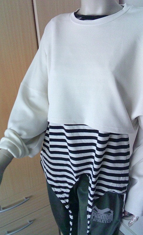 MOVE ZGAN beige korte wijdvallende zachte sweat trui maat M, Verzenden, Gedragen, Maat 38/40 (M), Beige