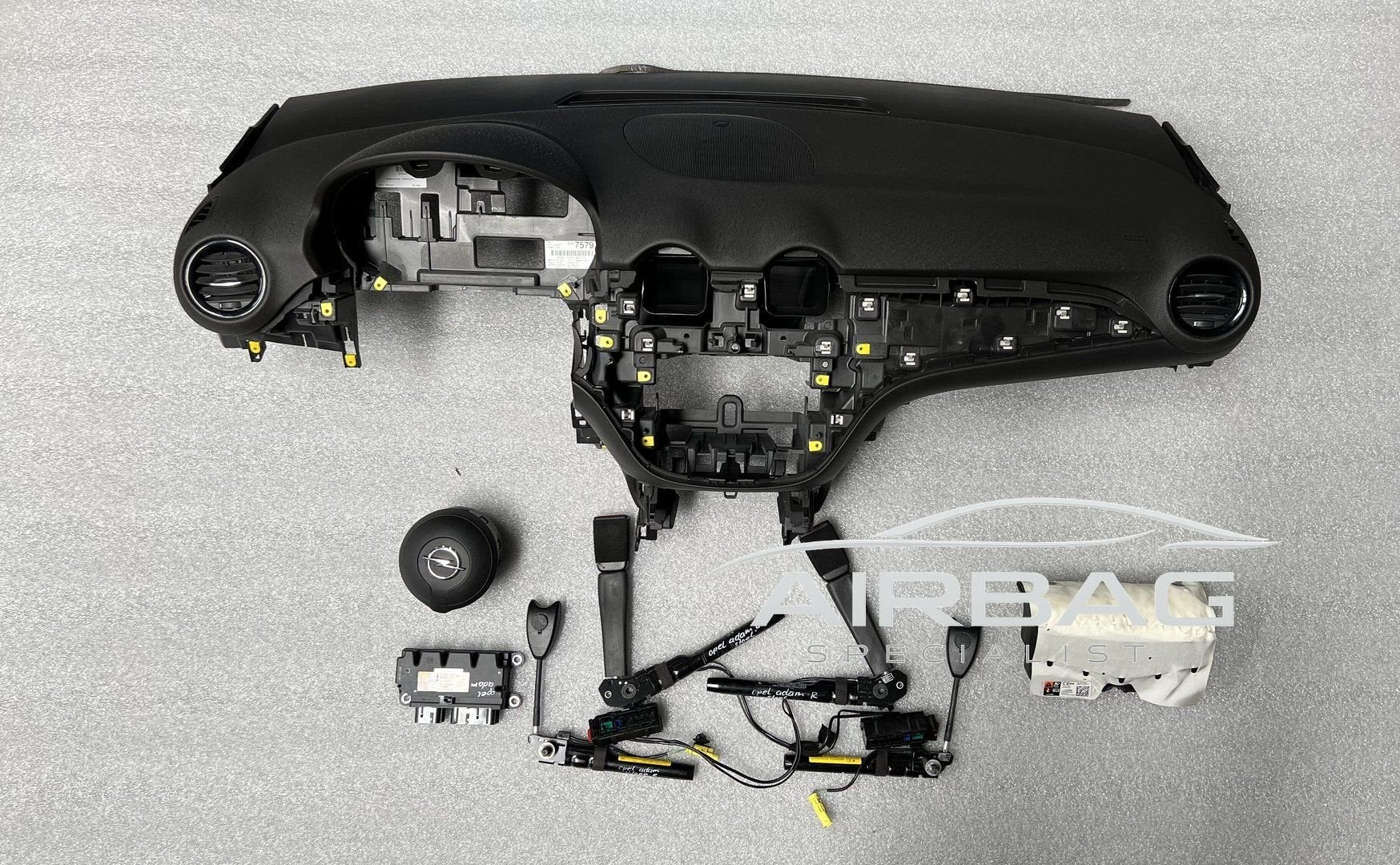 OPEL ADAM airbag set dashboard stuur gordels model 2012-2019, Gebruikt, -, -, Opel