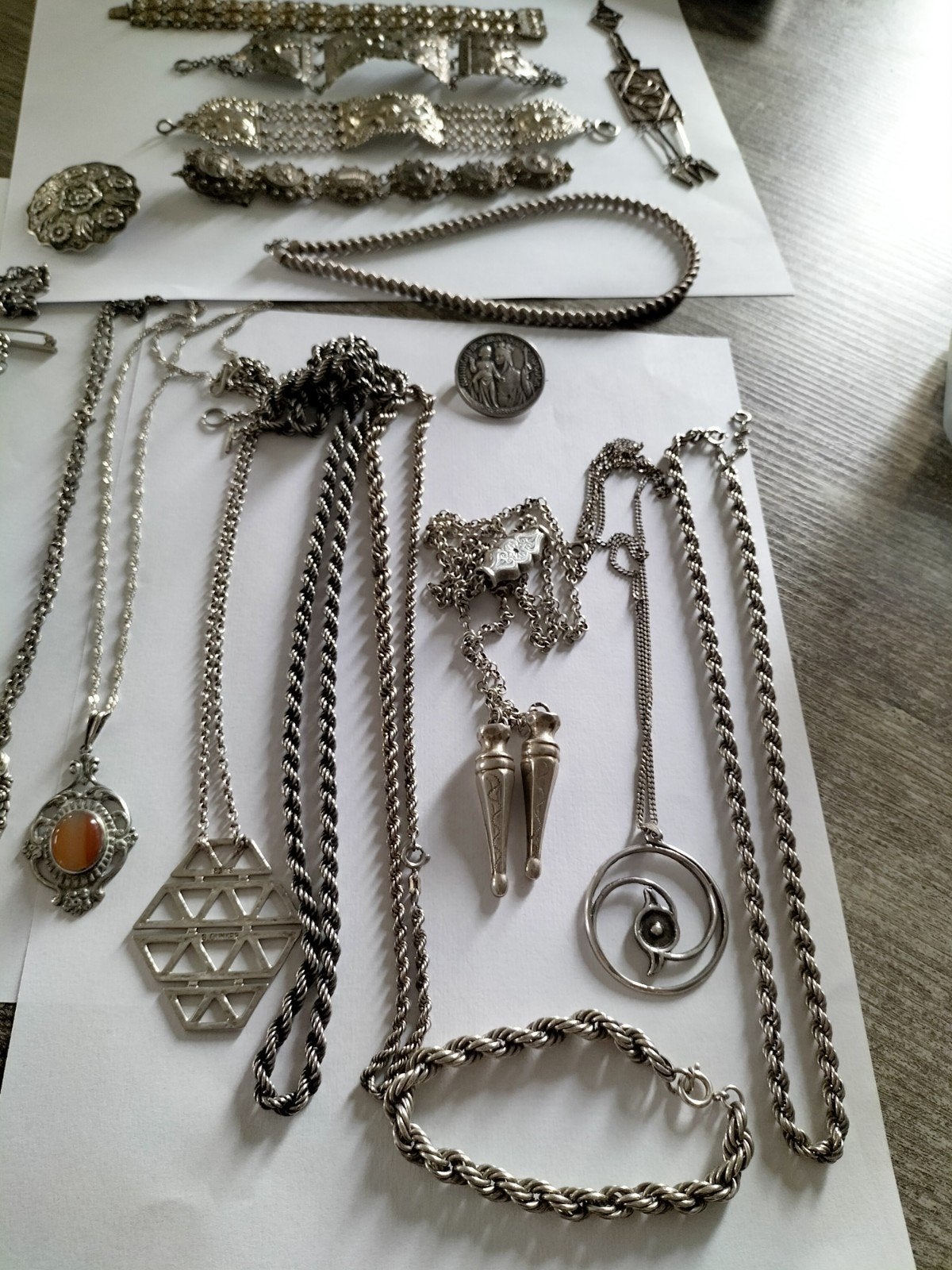 Antieke Zilveren Sieraden Collectie (.800, .835, .925), Verzenden