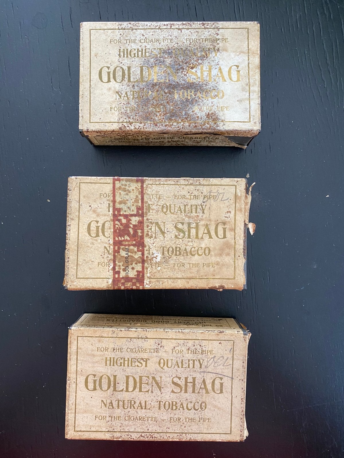 Golden Shag sigarenblikjes, Ophalen of Verzenden, Gebruikt, Overige