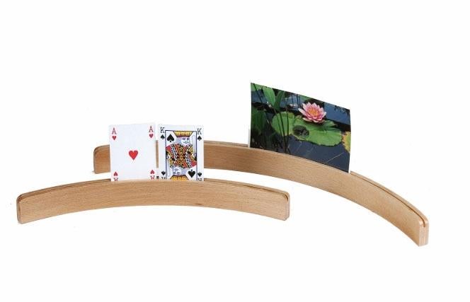 houten kaarthouder (in een boog), Minder dan 50 cm, Nieuw, Ophalen of Verzenden, Minder dan 50 cm
