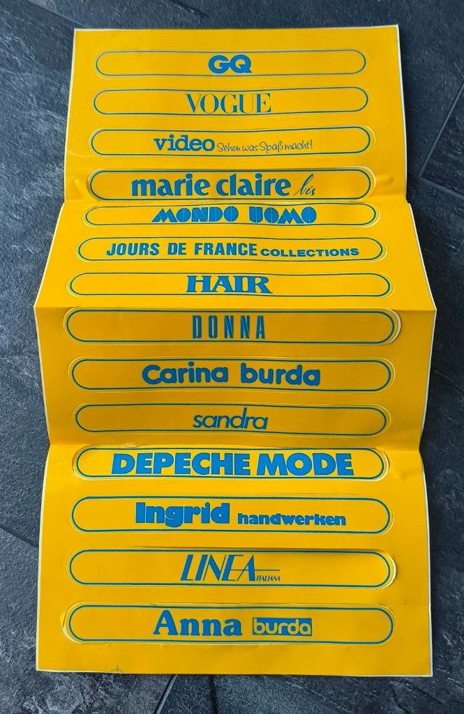 Stickervel diverse winkels, Verzamelen, Ophalen of Verzenden, Zo goed als nieuw, Bedrijf of Vereniging