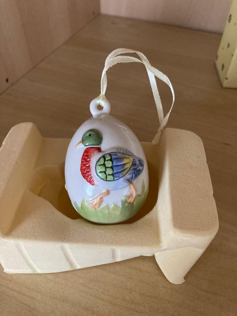 Villeroy en Boch Spring egg met eend, Diversen, Ophalen of Verzenden, Zo goed als nieuw