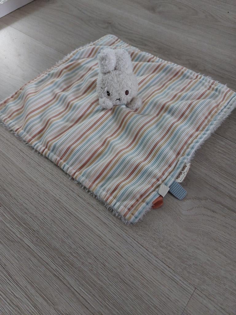 Babt knuffeldoekje met konijn - gestreept niet gebruikt mw, Ophalen
