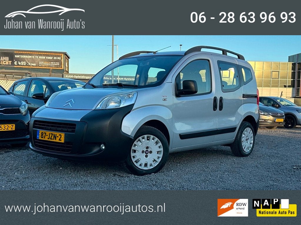 Citroen Nemo 1.4i Multispace/AIRCO/NW APK, Auto's, Citroën, Bedrijf, Te koop, Nemo, ABS, Airbags, Airconditioning, Centrale vergrendeling