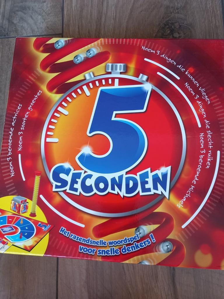 Spel 5 seconden, Hobby en Vrije tijd, Ophalen of Verzenden, Zo goed als nieuw