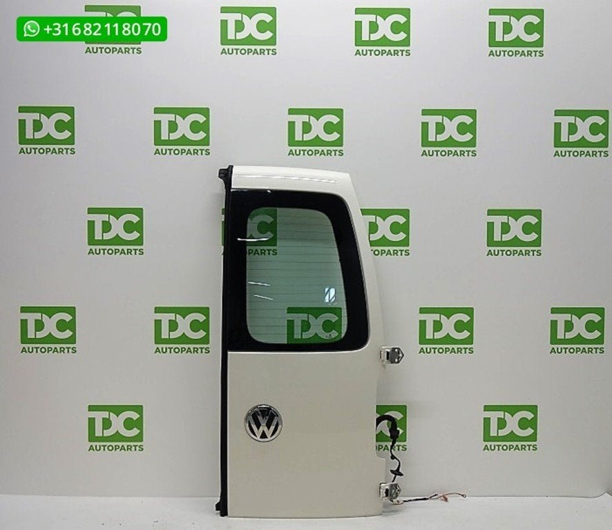 Volkswagen Caddy ('03-'10) Achterdeur recht wit met ruit, Gebruikt, Achter, Ophalen of Verzenden, Volkswagen