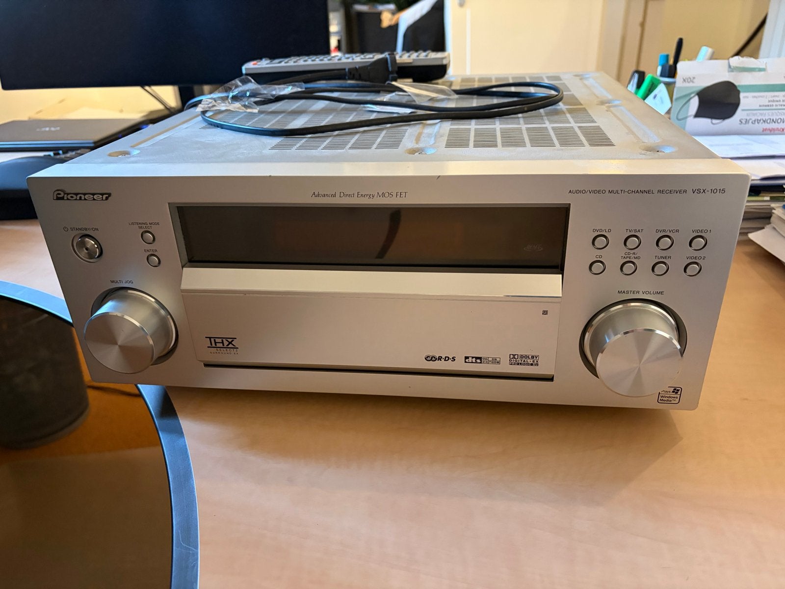Pioneer VSX-1015 Audio/Video Multi-Channel Receiver, Ophalen, Gebruikt, Pioneer, 120 watt of meer