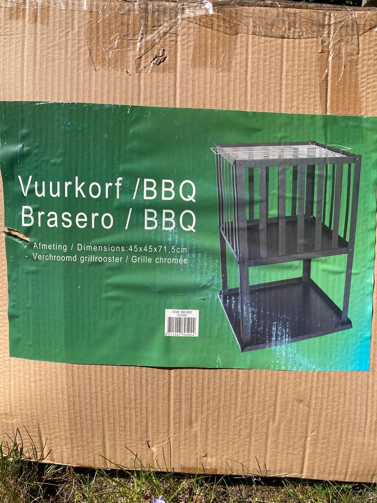 Vuurkorf met grill rooster - nieuw, Ophalen, Nieuw, Vuurkorf