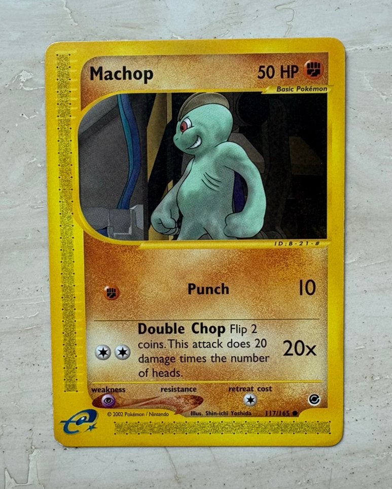 Machop - 117/165 - Expedition Base Set - Pokémon, Ophalen of Verzenden, Zo goed als nieuw