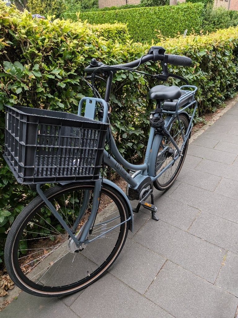 Cortina elektrische fiets transport, Fietsen en Brommers, Elektrische fietsen, Ophalen, Zo goed als nieuw, Cortina, 50 km per accu of meer