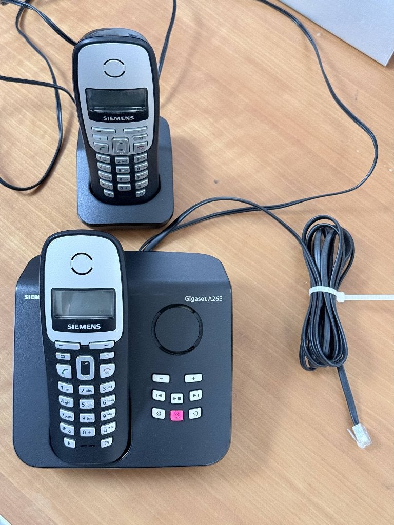 Siemens Gigaset A265 Duo (DECT), Telecommunicatie, Ophalen of Verzenden, Gebruikt, 2 handsets