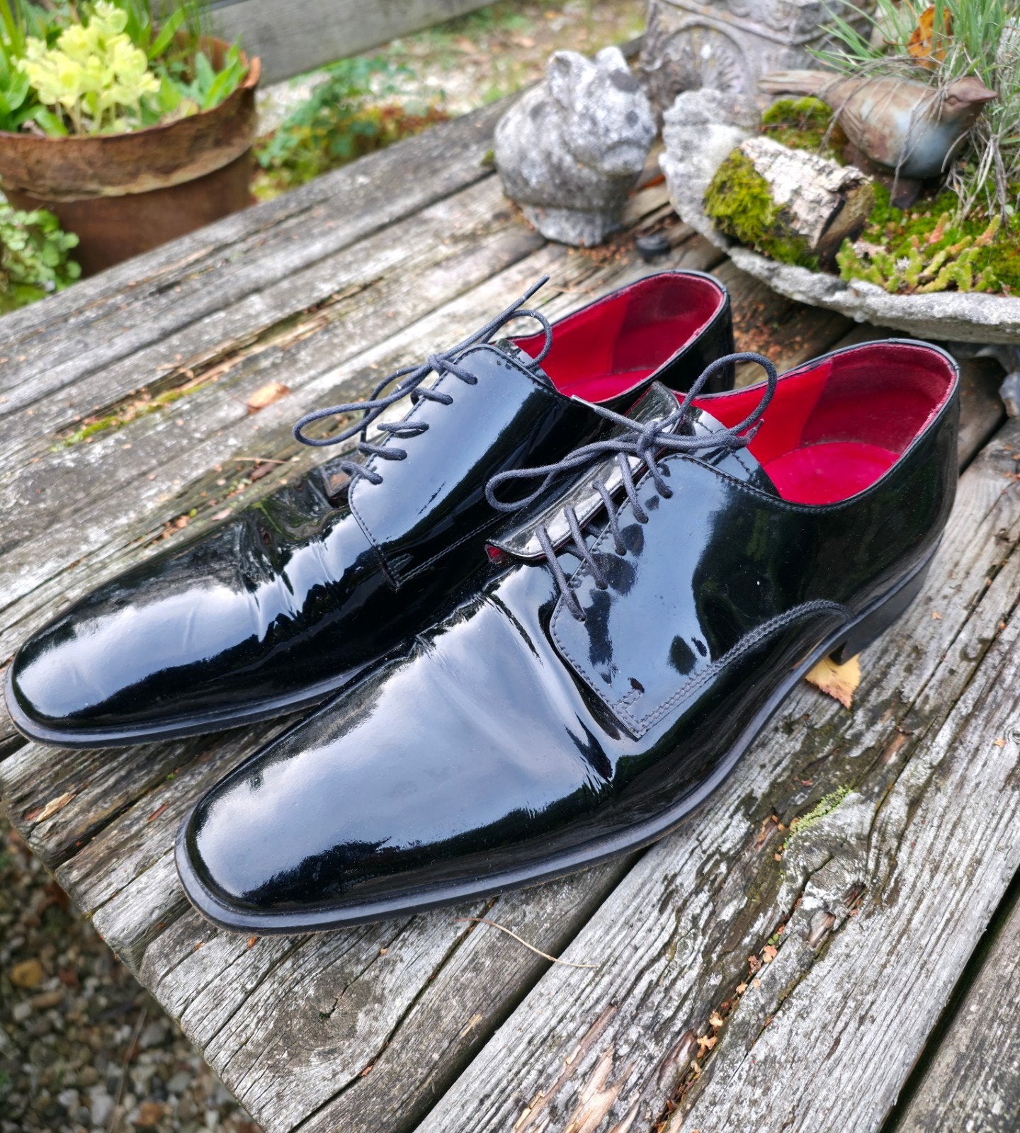 Giorgio 1958 Nette Schoenen Zwart Lakleer Maat 44, Ophalen, Zwart, Giorgio 1958, Zo goed als nieuw