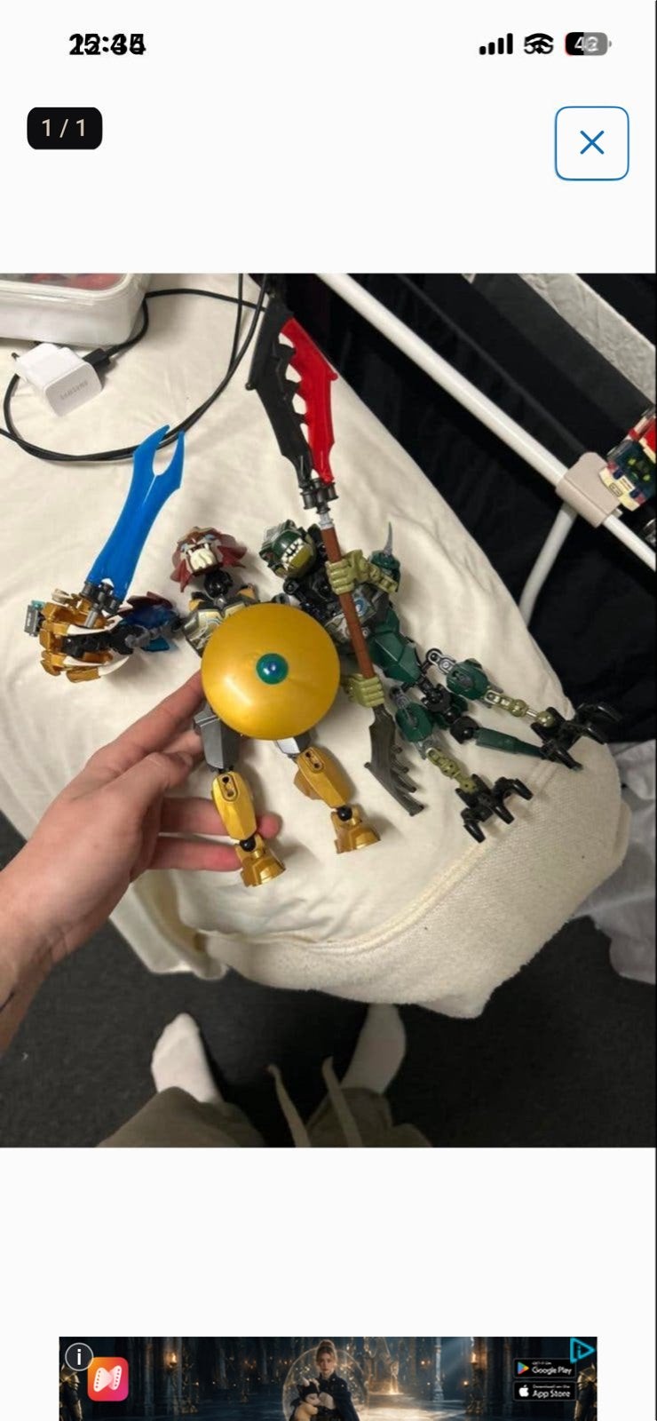 Lego Chima figuur - Cragger en Gorzan, Ophalen of Verzenden, Gebruikt