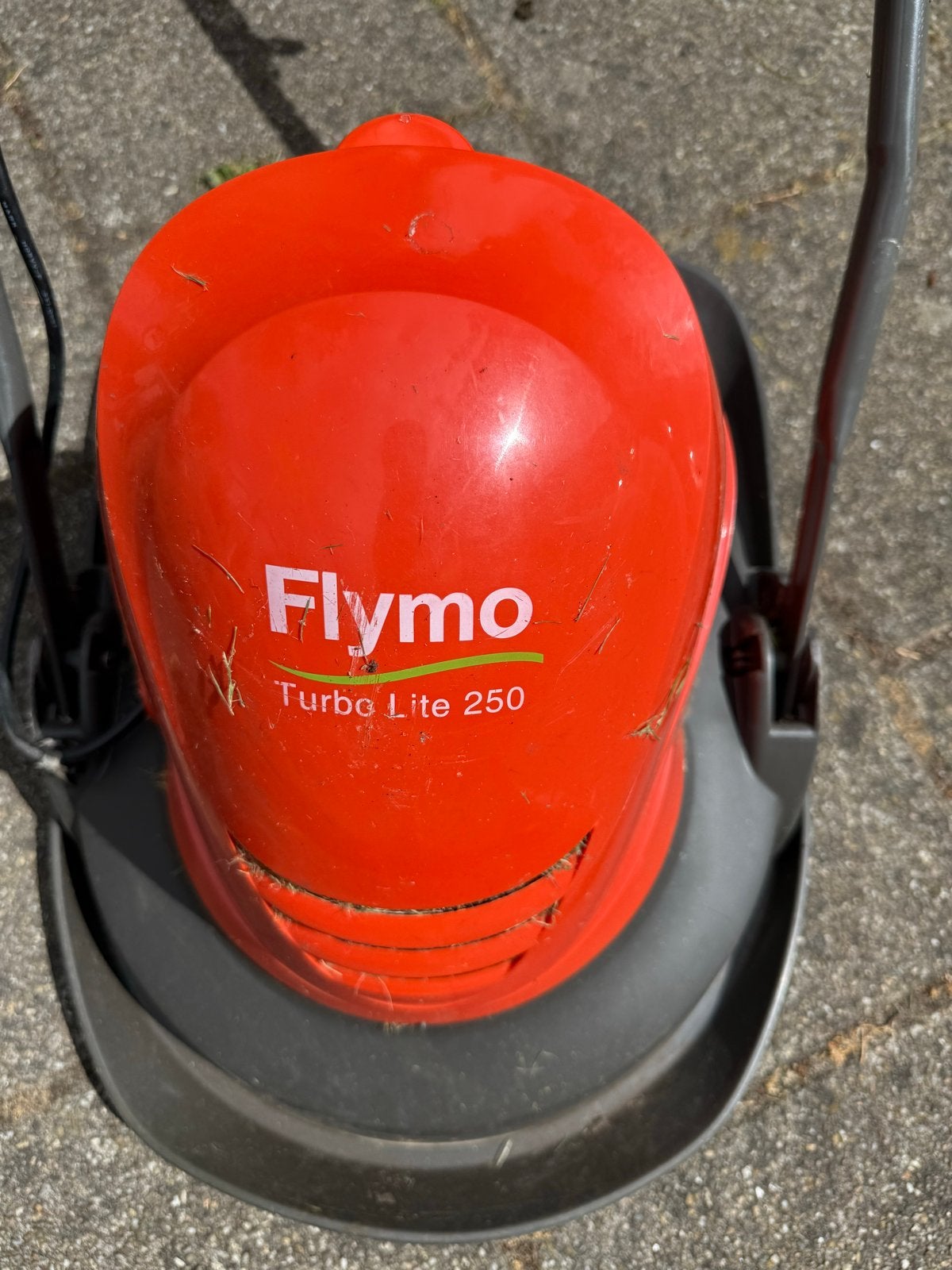 Flymo Turbo Lite 250 Elektrische Zweefmaaier, Tuin en Terras, Ophalen, Gebruikt, Elektrische grasmaaier, Minder dan 30 cm