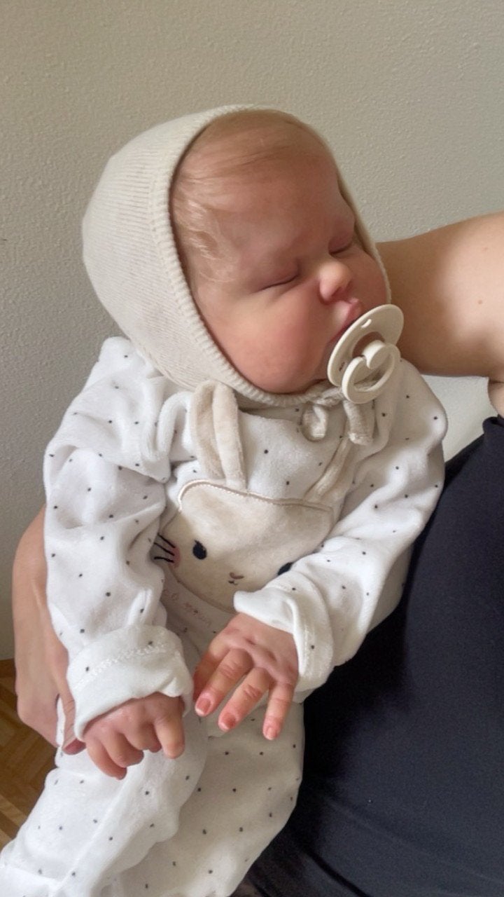 Reborn Pickle authentiek, Verzamelen, Ophalen of Verzenden, Zo goed als nieuw, Babypop, Levensecht of Reborn