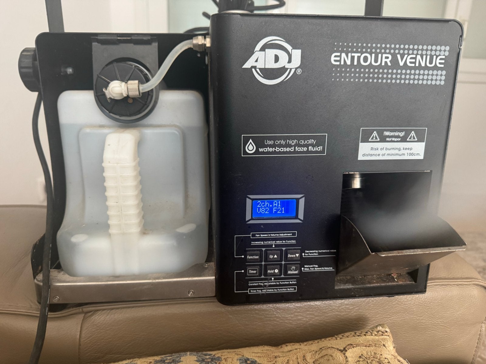 ADJ Entour Venue Rookmachine met controller, Ophalen of Verzenden, Gebruikt, Rookmachine