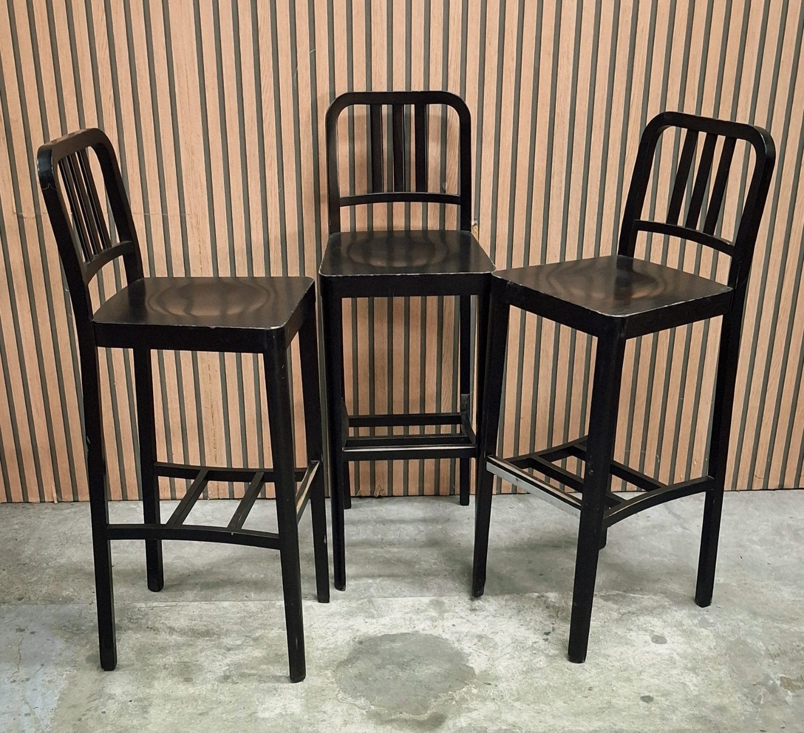 2 x Billiani barkrukken hout bar krukken barstoelen, Huis en Inrichting, Stoelen, Ophalen of Verzenden, Zo goed als nieuw, Hout