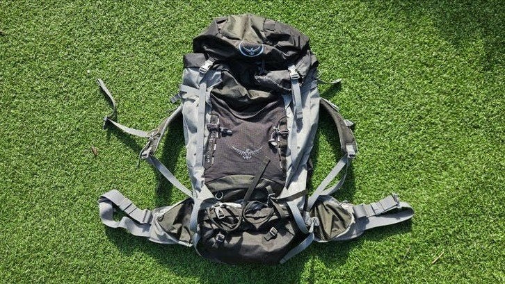 Osprey Kestrel 58 liter rugzak M/L - Ideaal voor trekking, Ophalen of Verzenden, Gebruikt, Rugzak
