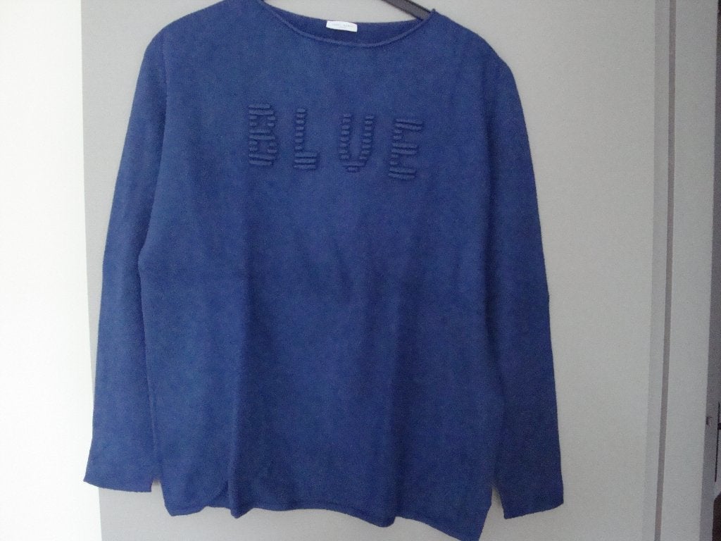 Maat 44. Kobalt blauwe GERRY WEBER trui., Blauw, Maat 42/44 (L), Ophalen of Verzenden, Zo goed als nieuw