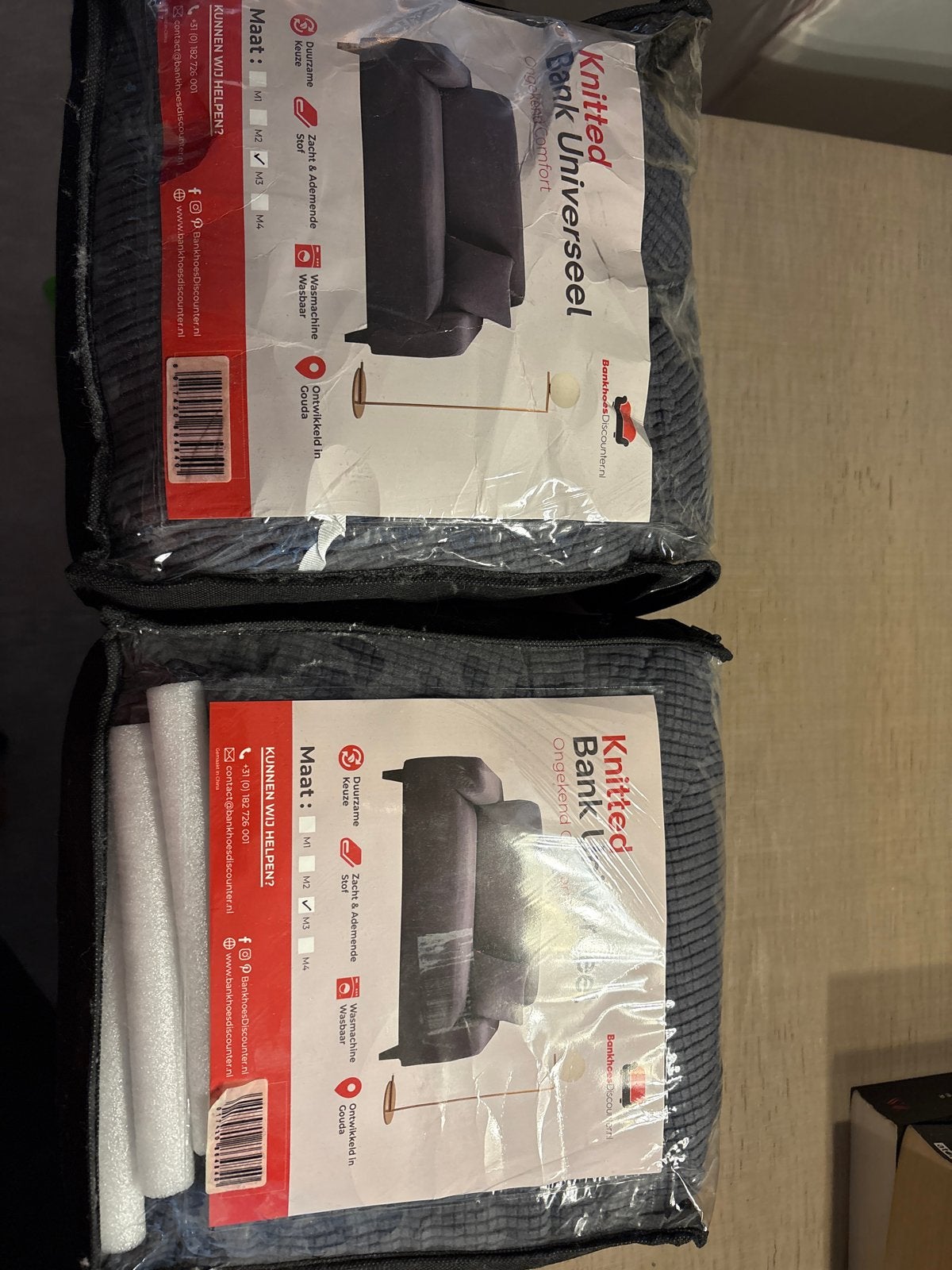 Nieuwe Knitted Bankhoes Universeel - Maat M3, Ophalen, Nieuw, Stof