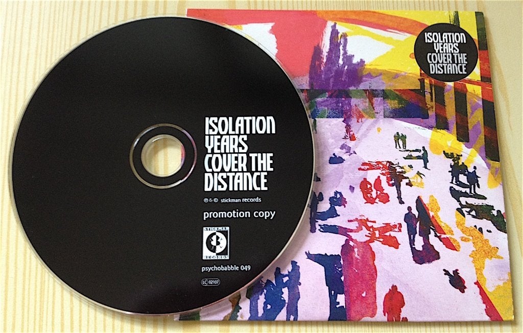 CD Isolation Years - Cover The Distance (Promo 12 tracks), Ophalen, Poprock, Album, Promo