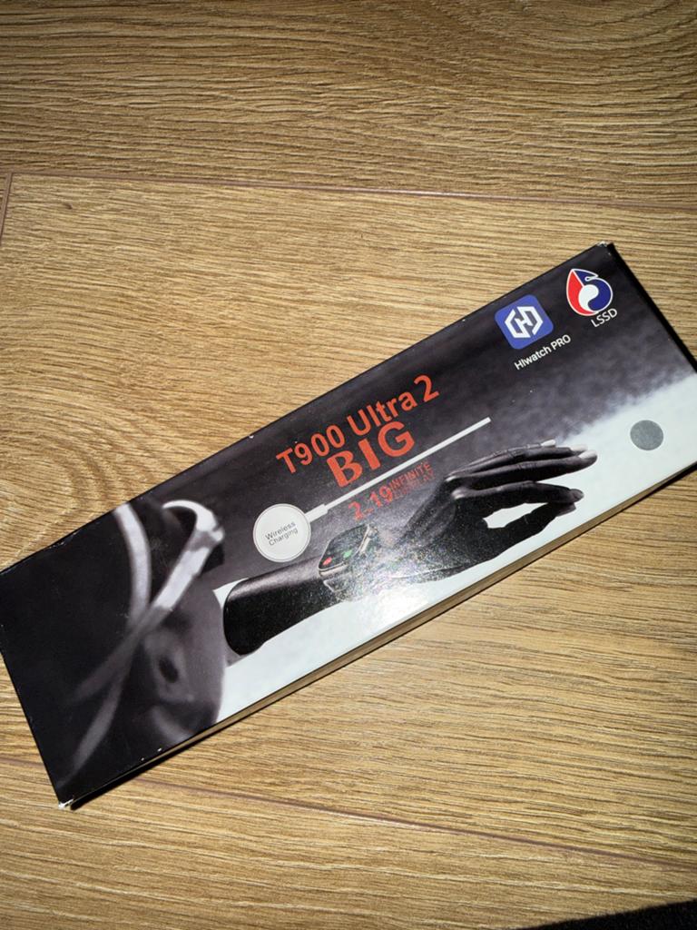 T900 Ultra 2 BIG Smartwatch - Nieuw in doos, Ophalen, Hartslag, Zwart, Nieuw