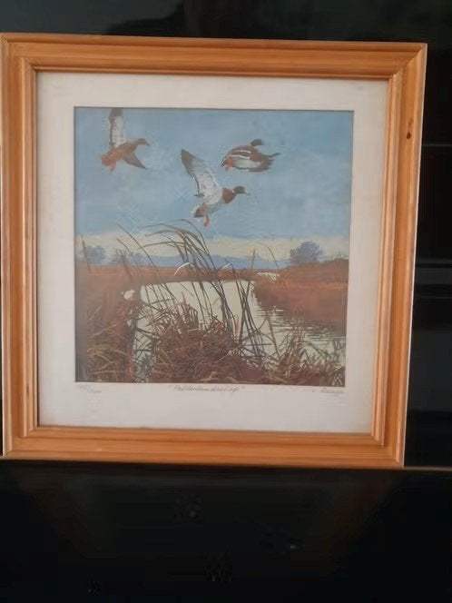 Harry van Dongen (1909 1980) polderlandschap eenden145 /300, Ophalen
