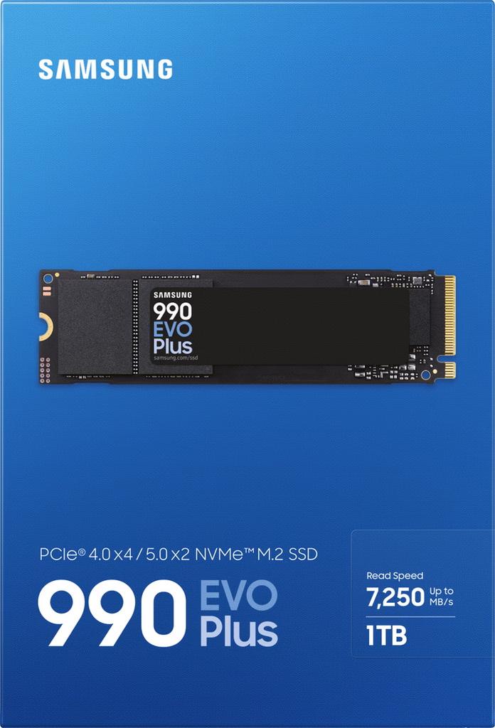 Samsung 990 EVO PLUS 1TB M.2 SSD, Computers en Software, Harde schijven, Ophalen of Verzenden, Zo goed als nieuw, Desktop