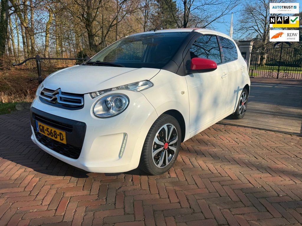 Citroen C1 1.0 e-VTi Airscape Feel | Open dak | Multi Media, Auto's, Voorwielaandrijving, Euro 5, Stof, Gebruikt