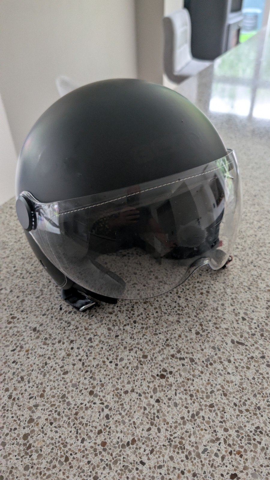 Beon scooter helm - Maat XXL - Zwart, Ophalen, Gebruikt, Extra large of groter, Beon
