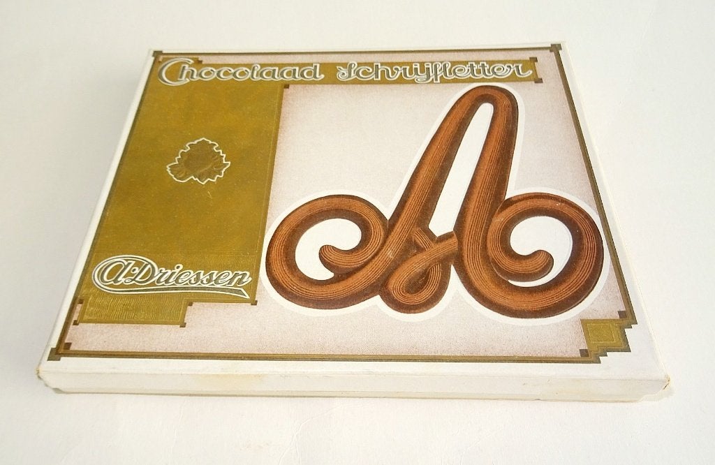Doosje Driessen Chocolaad Schrijfletter, Ophalen of Verzenden