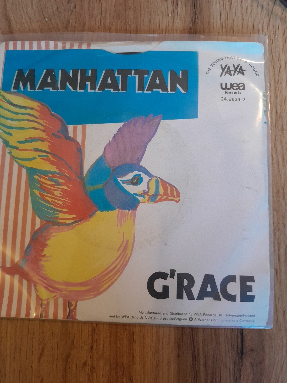 G,race 7 inch manhattan, Ophalen of Verzenden, Zo goed als nieuw, Pop, Single