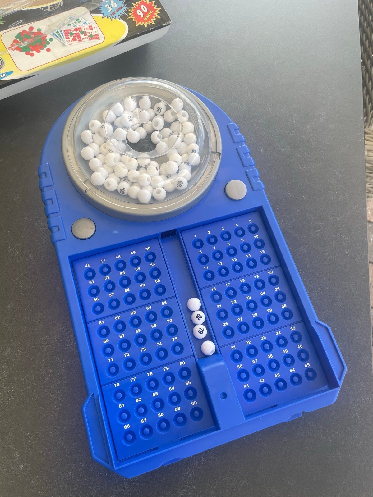 Elektrisch Bingo Spel - Compleet en Gebruiksklaar, Hobby en Vrije tijd, Vijf spelers of meer, Ophalen of Verzenden, Gebruikt