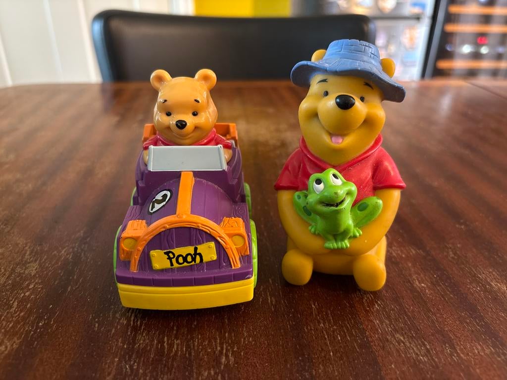 Winnie de Poeh speelgoed set - auto en figuur, Ophalen of Verzenden, Gebruikt, Jongen of Meisje