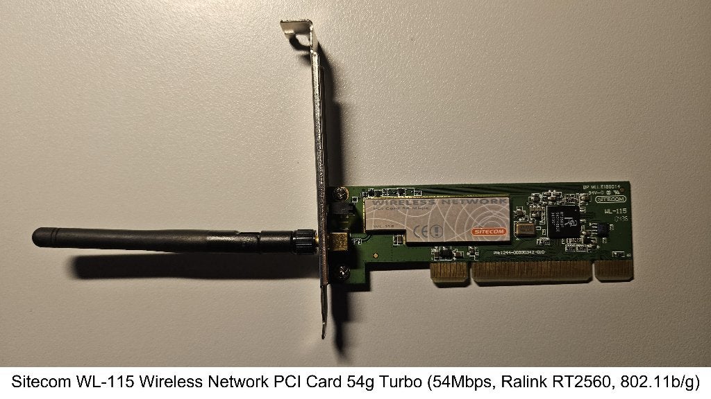 Vintage WLAN Interface Cards PCI (wlan netwerk kaarten), Ophalen of Verzenden, Gebruikt, Intern