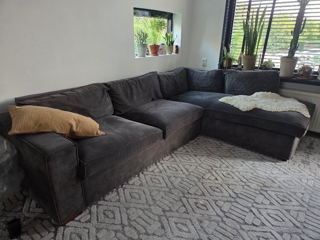 Hoekbank, Ophalen, 250 tot 300 cm, Gebruikt, Hoekbank