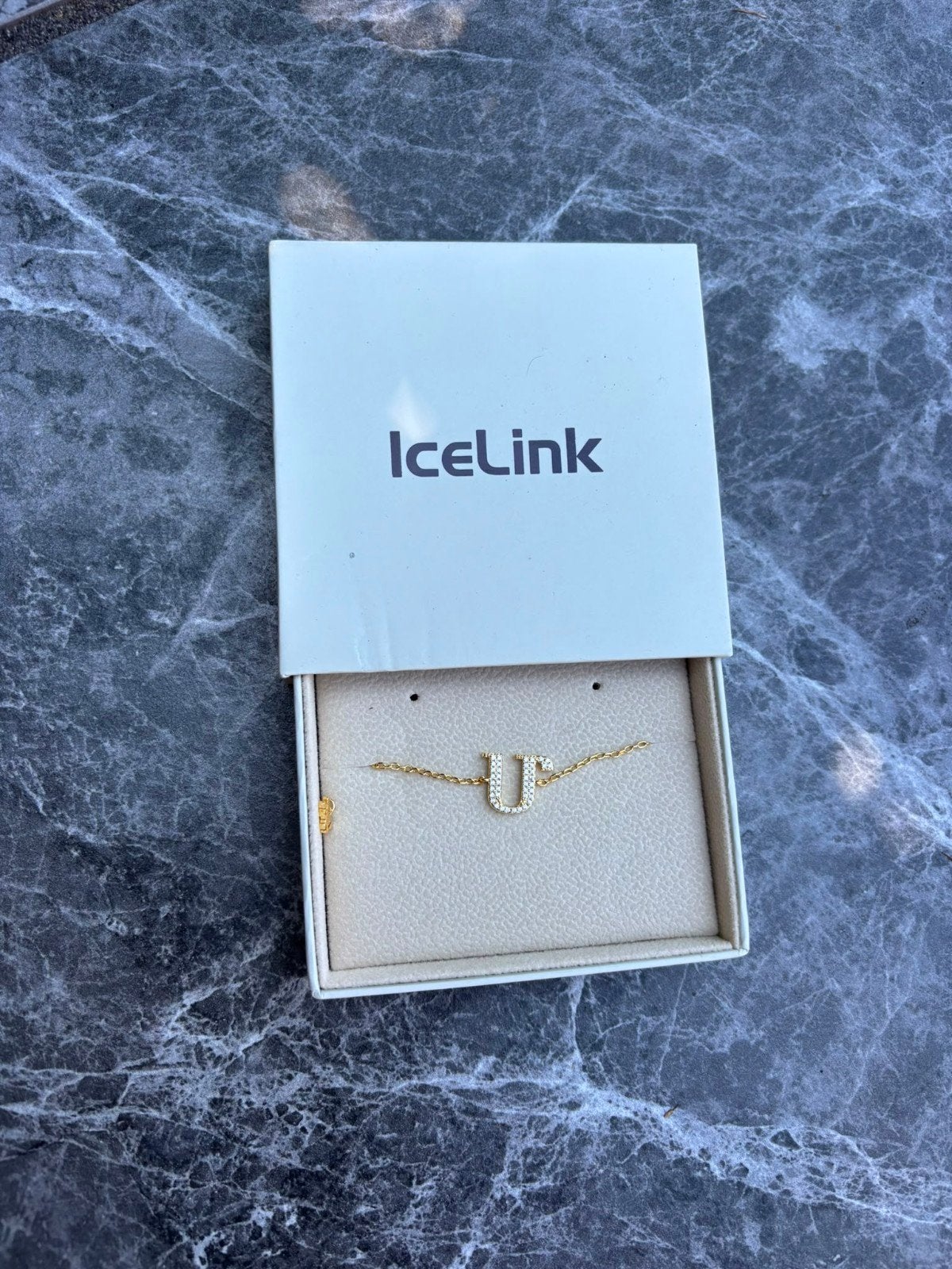 IceLink Gouden Armband met diamantjes, Met kristal, Nieuw, Ophalen of Verzenden, Goud