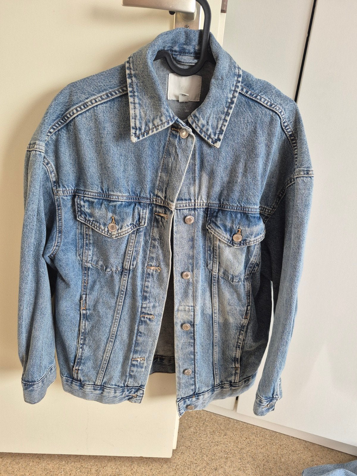 H&M spijkerjasje maat XS, H&M, Blauw, Ophalen of Verzenden, Zo goed als nieuw