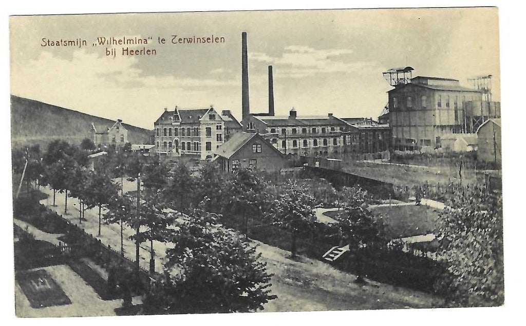 Heerlen Terwinselen - Staatsmijn Wilhelmina, Ophalen of Verzenden, 1920 tot 1940, Ongelopen, Limburg