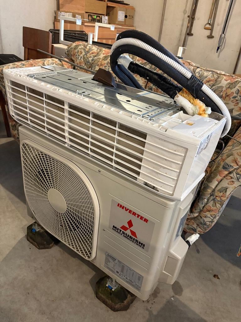 Airco Mitsubishi wandmodel, Witgoed en Apparatuur, Airco's, Ophalen, 3 snelheden of meer, Gebruikt, Koelen en Ontvochtigen